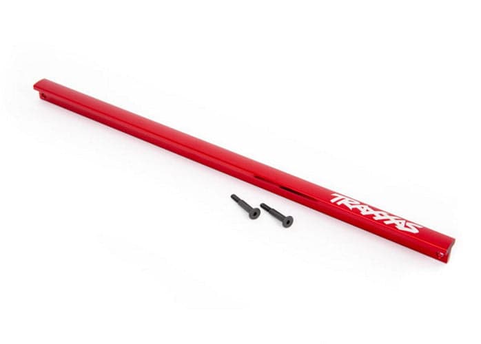 Traxxas 9523R Chassis brace (T-Bar) 6061-T6 aluminum Sledge RED for fpv drones