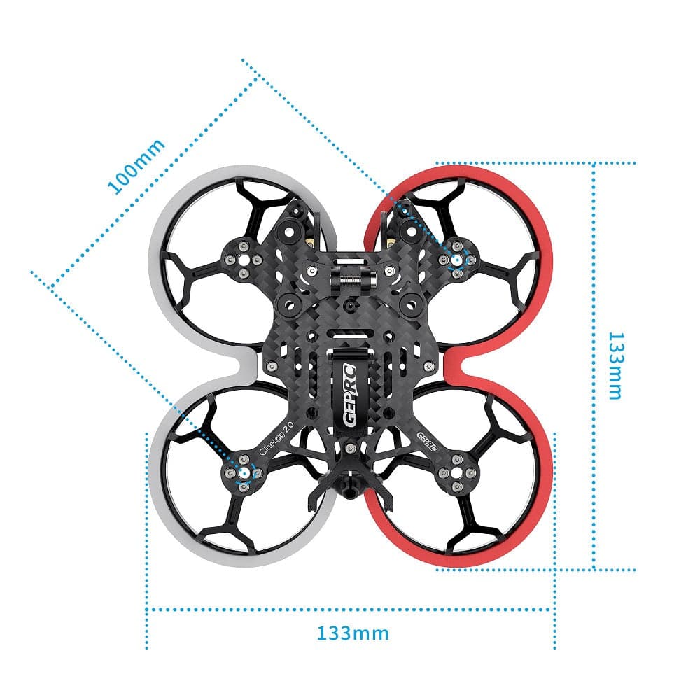 GEPRC CineLog20 GEP-CL20 2" Cinewhoop Frame Kit for fpv drones 8