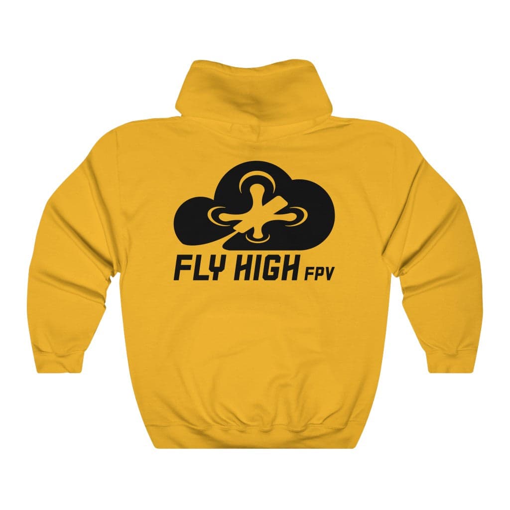 Build Clean Fly Dirty Hoodie (Tango2 approved) - Black Logo for fpv drones 489