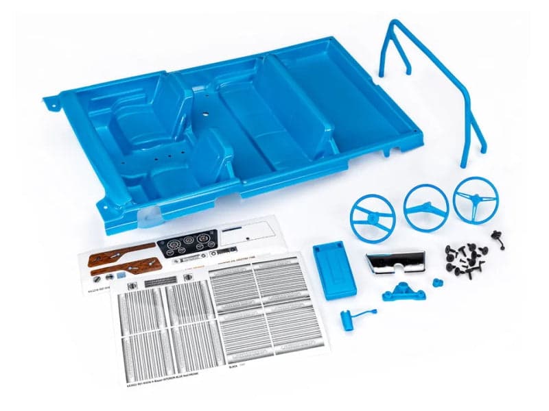 Traxxas 9114-BLUE - Interior Kit Blue For TRX-4 Blazer for fpv drones