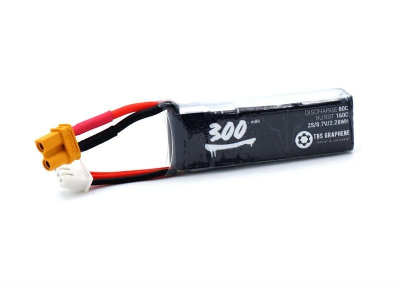 TBS Graphene 2S 300mAh 80C LiHV for fpv drones