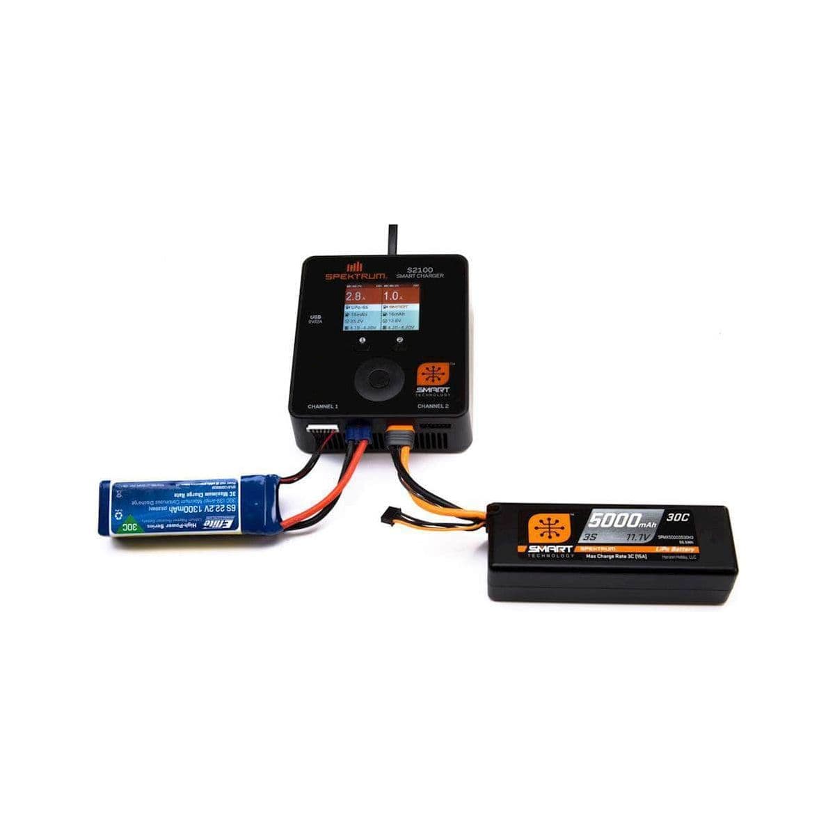 SPMX22004S30, Spektrum RC 4S Smart LiPo 30C Battery Pack w/IC3 Connector (14.8V/2200mAh) for fpv drones 1