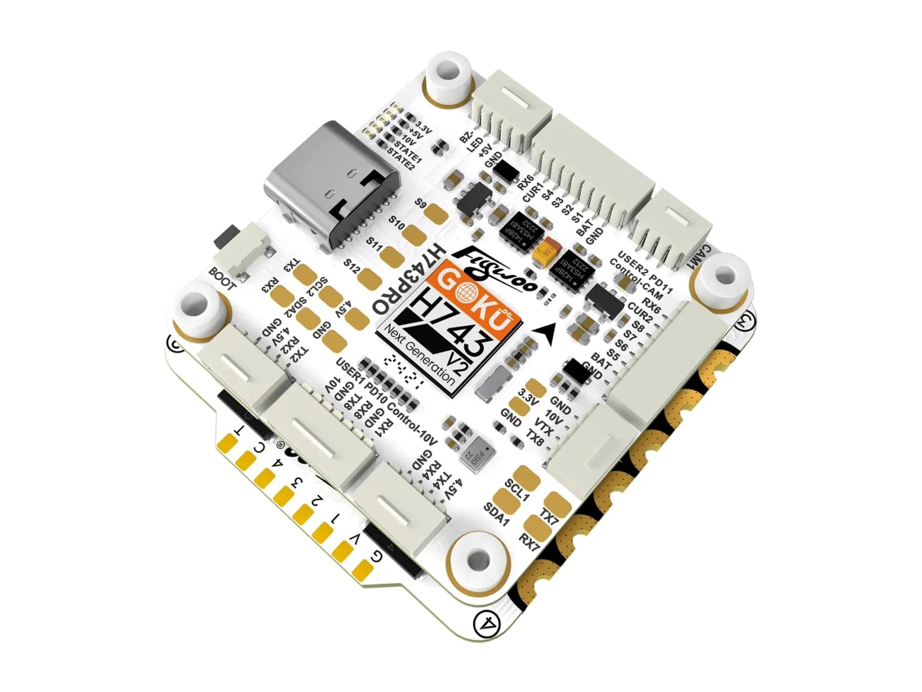 Flywoo Goku H743 Pro V2 55A 128K 30x30 AM32 Stack for fpv drones 1