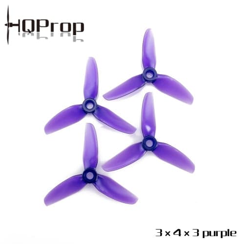 HQ Durable Prop 3X4X3 (2CW+2CCW)-Poly Carbonate