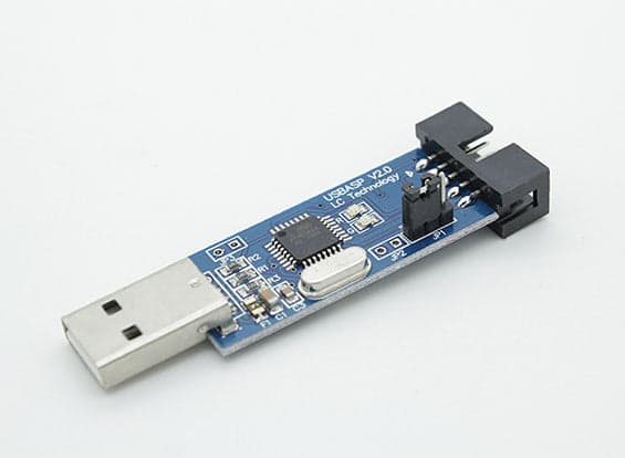 USB ASP ISP AVR Programming Device for ATMEL proccessors for fpv drones
