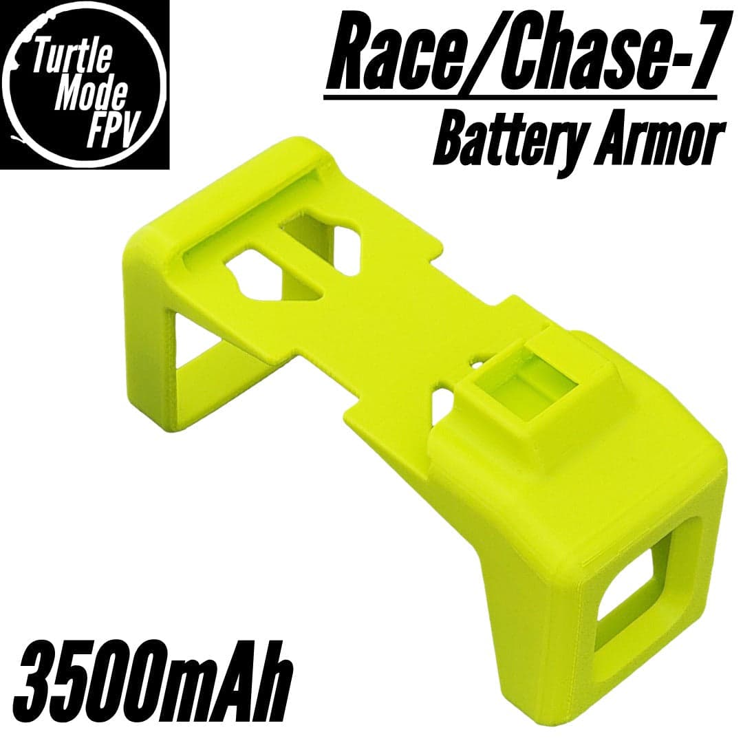 Race/Chase-7 Battery Armor w/ NewBeeRID/GPS mounting - (Choose Options) for fpv drones 7