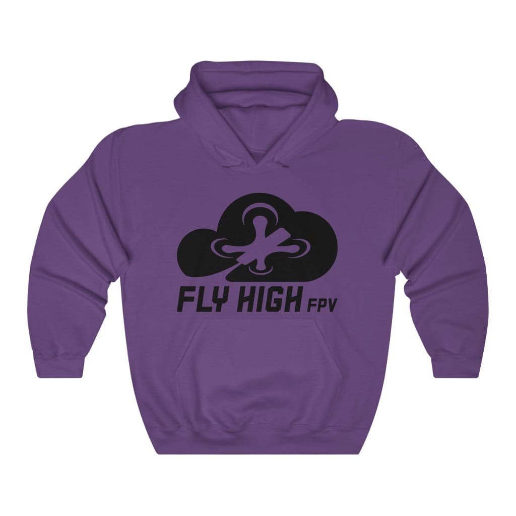 Fly High FPV Hoodie (Tango2 approved) - Black Logo for fpv drones 122