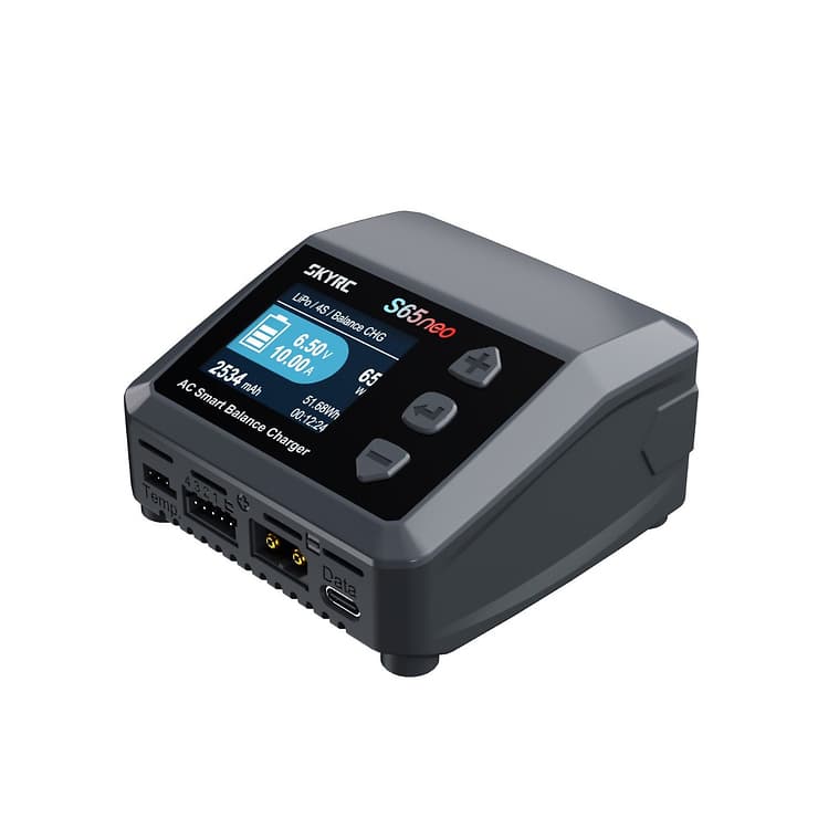 SkyRC S65neo AC Ladegerät LiPo 2-4s 10A 65W Entladen 2A 10W for fpv drones 1