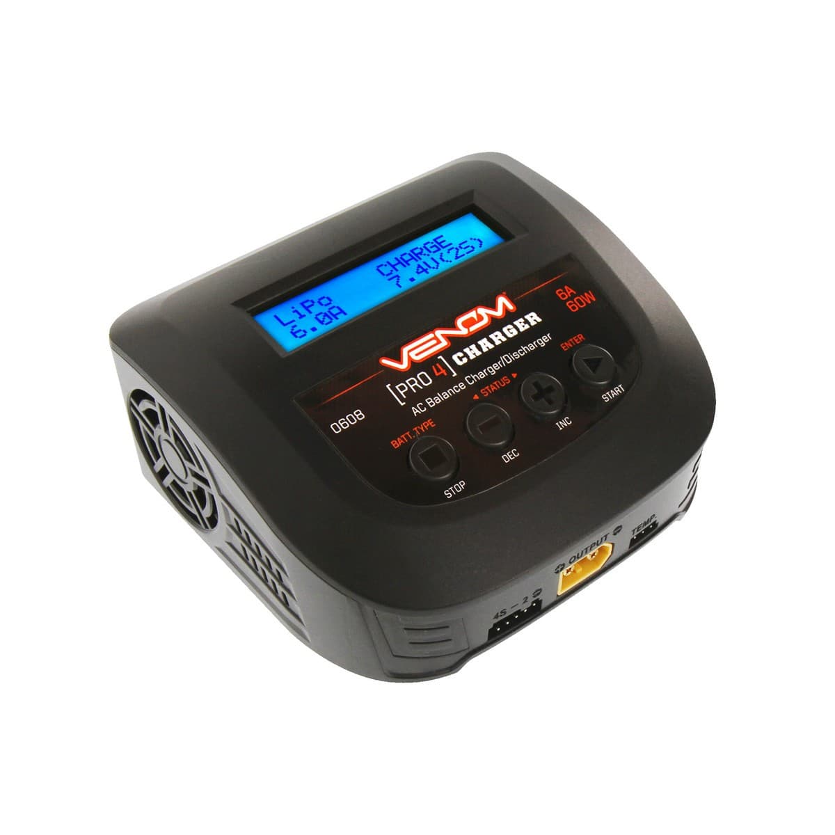VENOM PRO 4 60W AC 6A LIPO/LIHV & NIMH RC BATTERY BALANCE CHARGER for fpv drones 2
