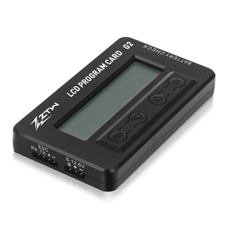 ZTW Multifunctional LCD Program Card/Box G2 for Beatles/Mantis Slim G2 ESCs Lipo Battery Checker and Servo Tester for fpv drones 6