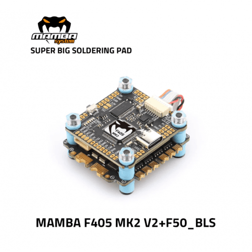 Diatone Mamba F405 MK2 V2 Stack FC + F50 BLS 4-6S ESC