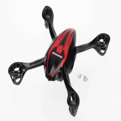Traxxas 6212 Canopy Upper/Lower Red/Mounting Screws QR-1 for fpv drones