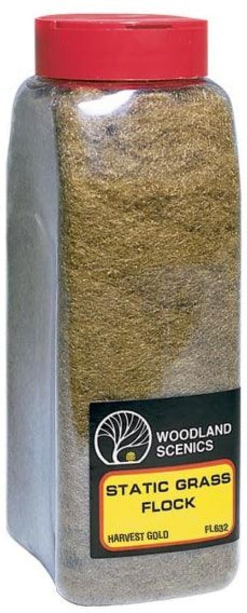 Woodland Scenics FL632 Static Grass Flock Harvest Gold 32 oz Train Scenery for fpv drones