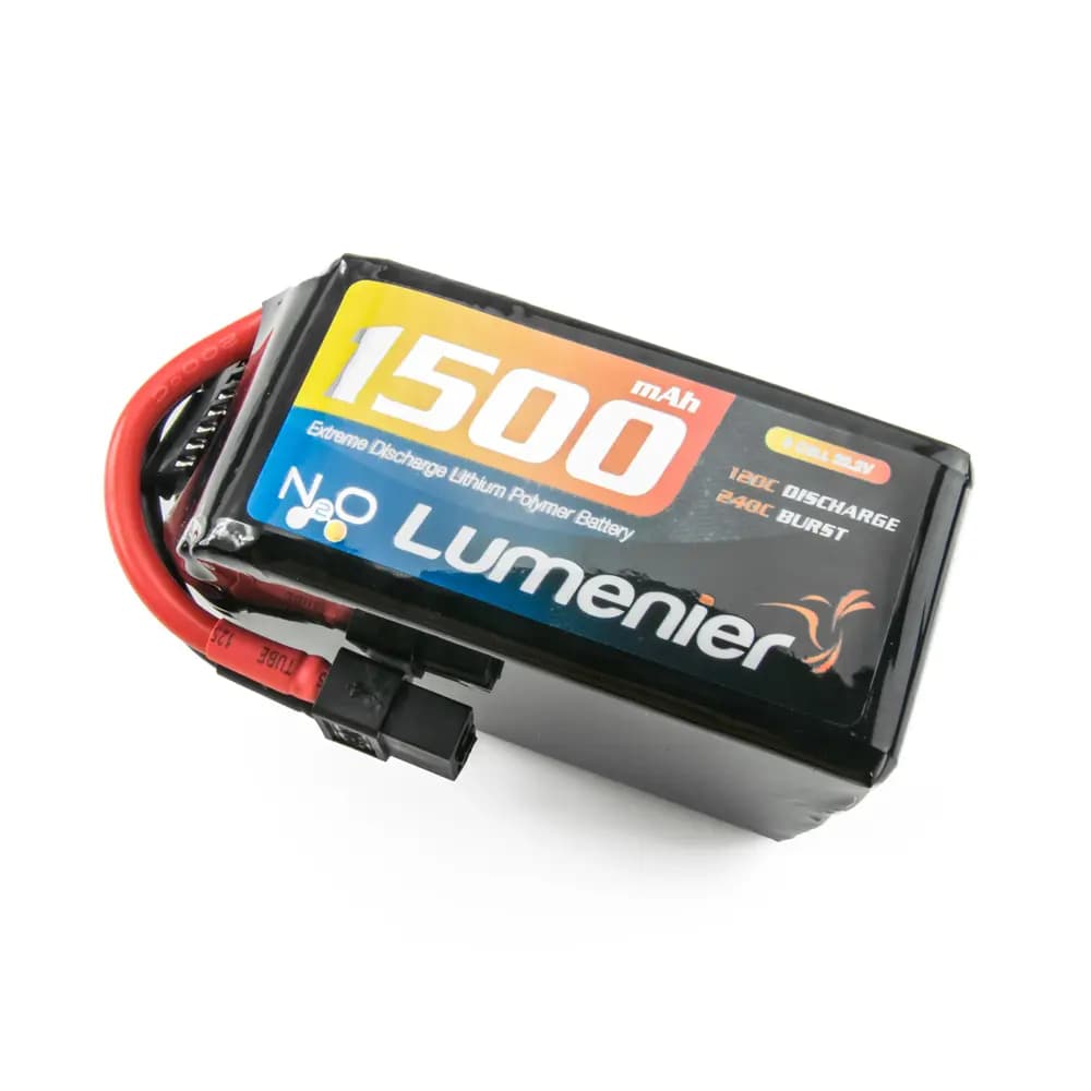 Lumenier N2O 1500mAh 6s 120c Lipo Battery - 22.2 Volt (6 Cell) for fpv drones 1