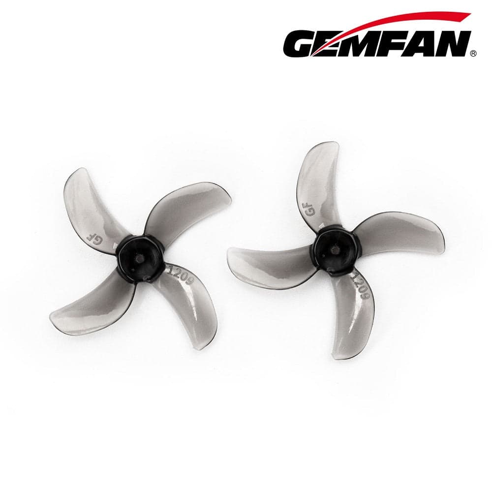 Gemfan 1209-4 31MM Quad blade 1mm Shaft (4CW+4CCW) Poly Carbonate - Choose Color for fpv drones 2