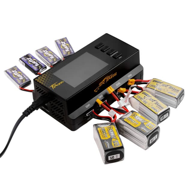 Tattu TA300 8 channel Lipo battery charger for fpv drones 5
