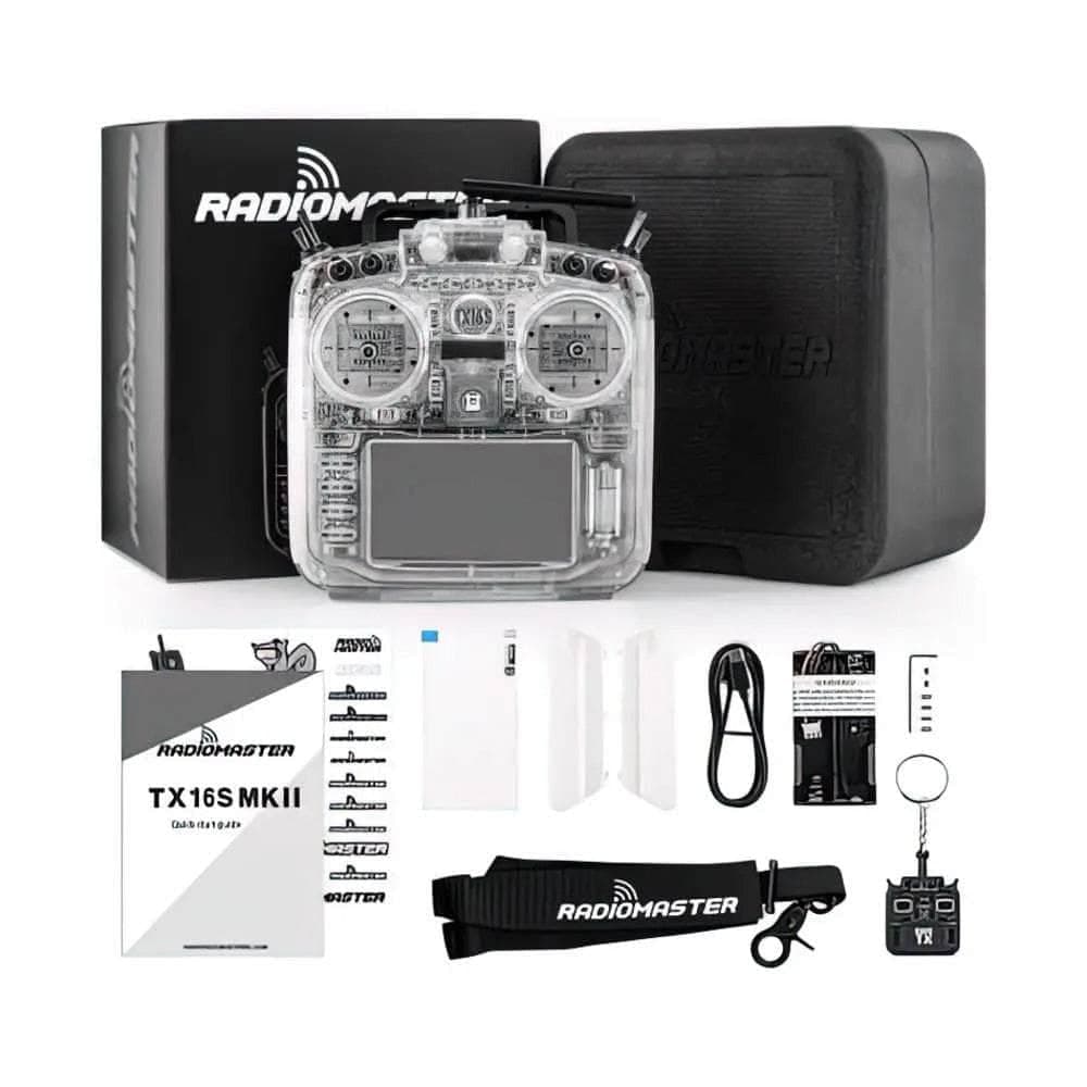 RadioMaster TX16S MKII Radio Controller - MCK RGB Transparent Edition for fpv drones 4