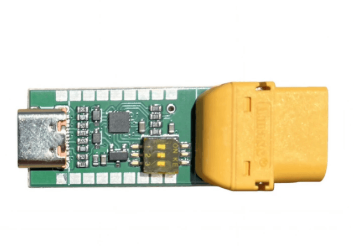 USB Type-C to XT60 Power Module (PD Fast Charge, Adjustable 5–28V Output) for fpv drones 4