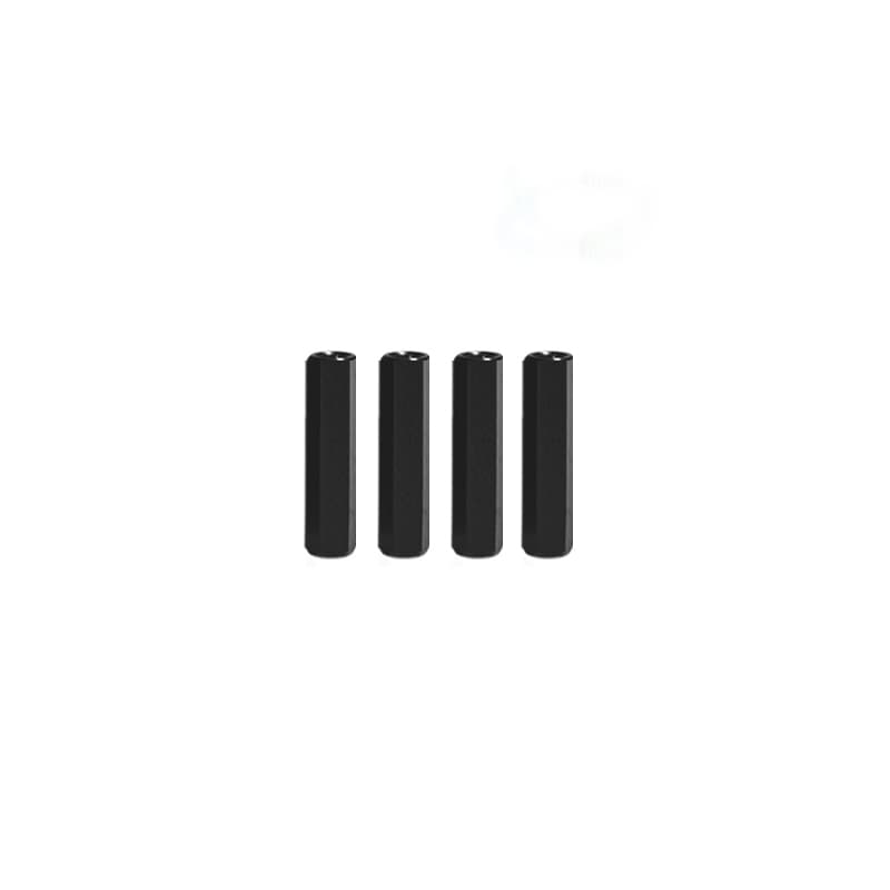 M3 Aluminium Standoffs (4 stuks) - HEX - 25mm - ZWART for fpv drones