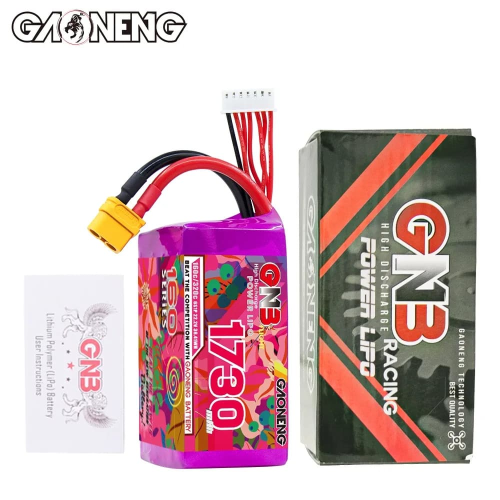 GNB 1730mAh 6S 160C LiPo XT60