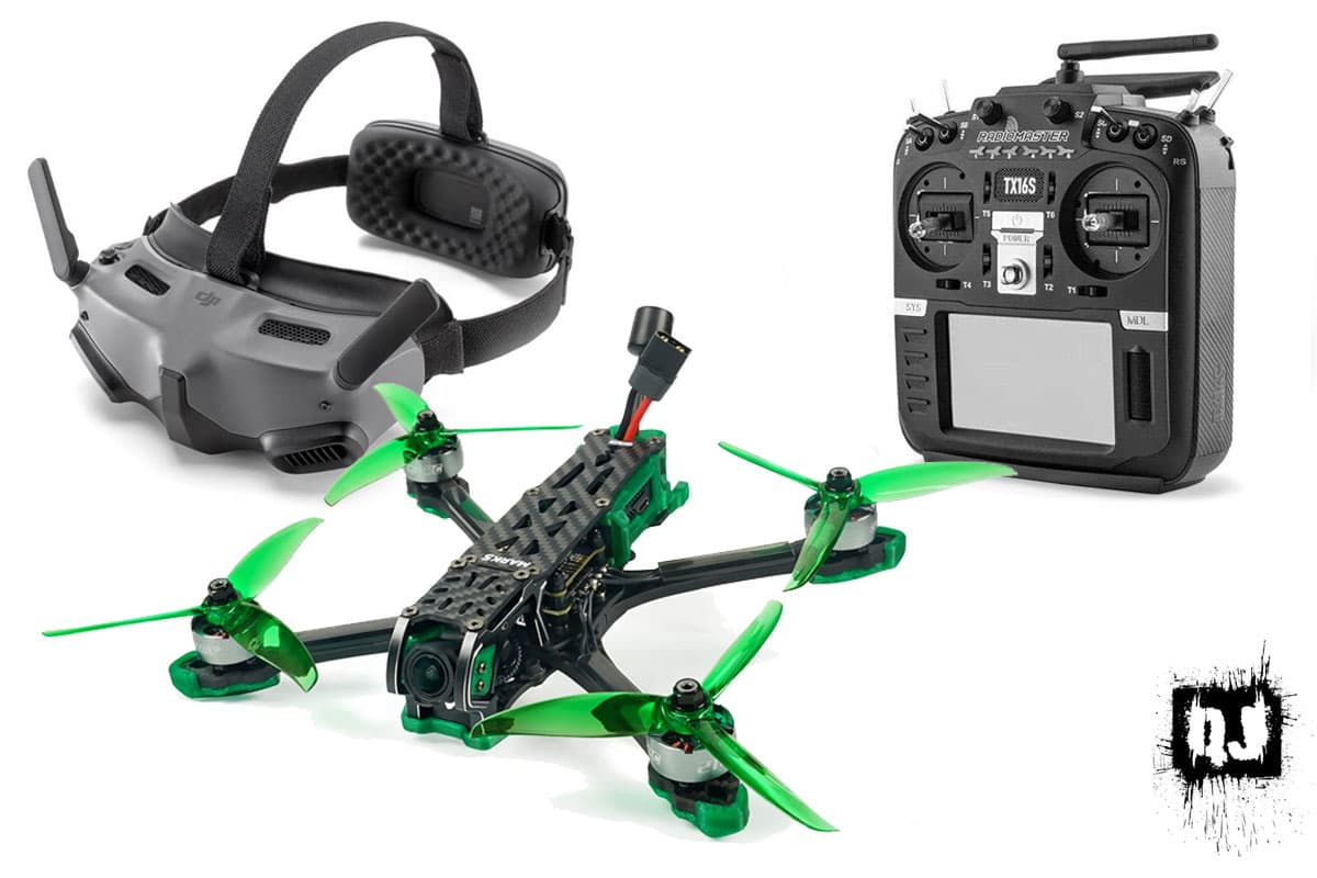 GEPRC MARK5 HD DJI O3 w/ DJI Goggles 3 & Radiomaster TX16s MK11 Radio RTF Package