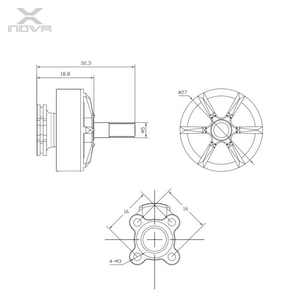 Xnova Lite 2207 Motor - 2500KV - 1 STUK for fpv drones 1