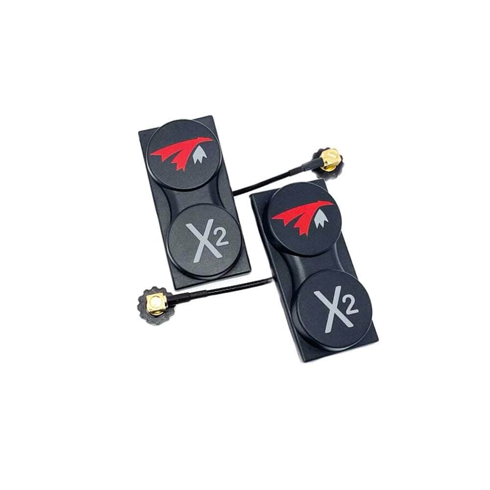 TrueRC X2-Air MKII 5.8GHz Receiver Antenna Pair for HDZero VRX4 - RHCP for fpv drones 1