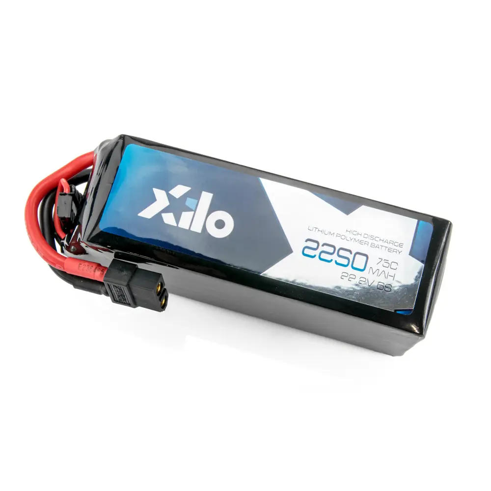 XILO 2250mAh 6s 75c Lipo Battery - 22.2 Volt (6 Cell) for fpv drones 1