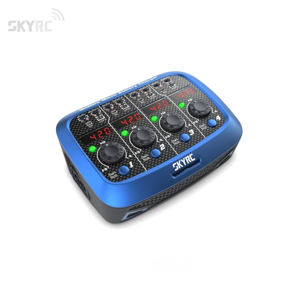 SkyRC Quattro Micro LiPo Acculader for fpv drones