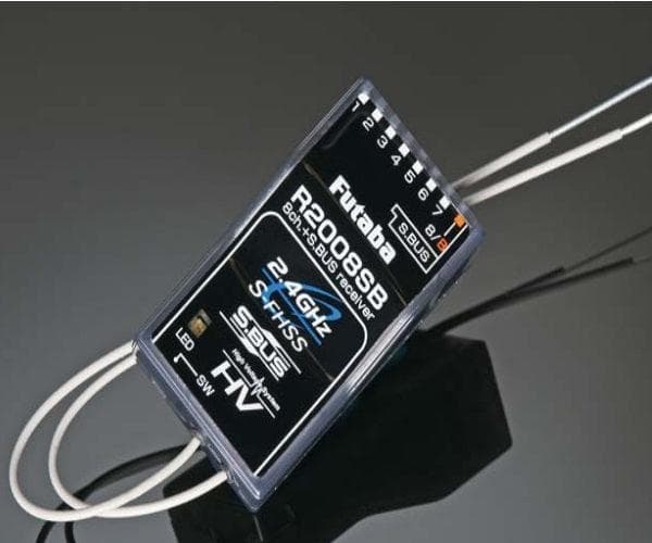 Futaba FUTL7608 R2008SB S.Bus 8-Channel 2.4GHz S-FHSS Aircraft Receiver for fpv drones