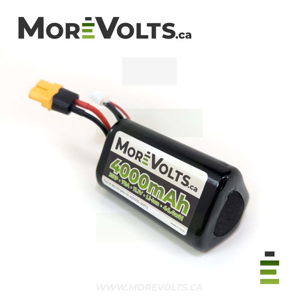 More Volts 3S1P 4000mAh 70A Li-Ion Battery for fpv drones 6