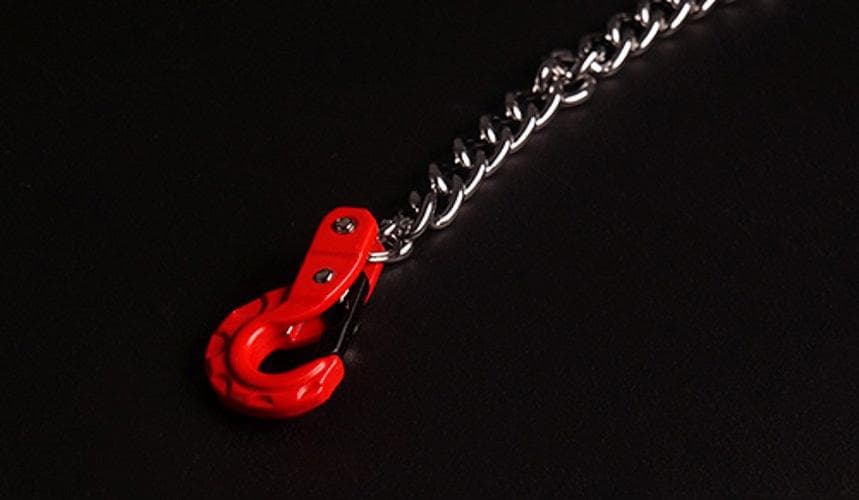 Yeah Racing YA-0573RD Scale Spring Loaded Metal Hook Red 1/10 Rock Crawler for fpv drones 3