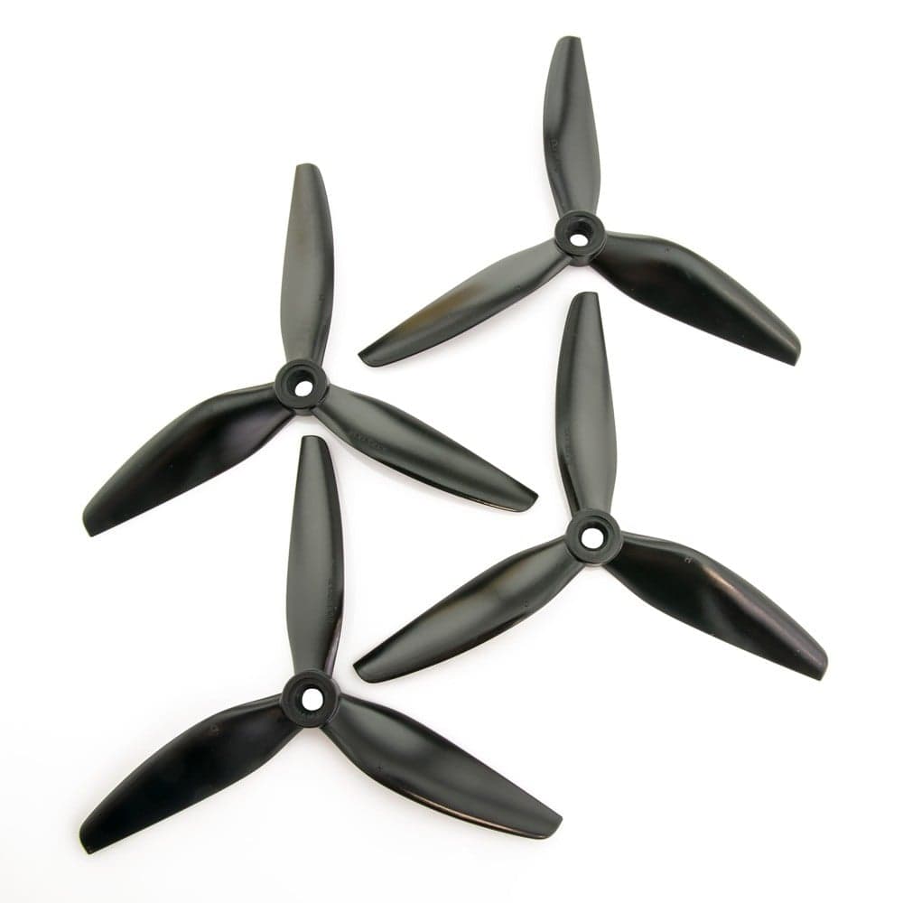HQProp DP 5.1X5.1X3 PC Propeller - Black (Full Set of 4) for fpv drones