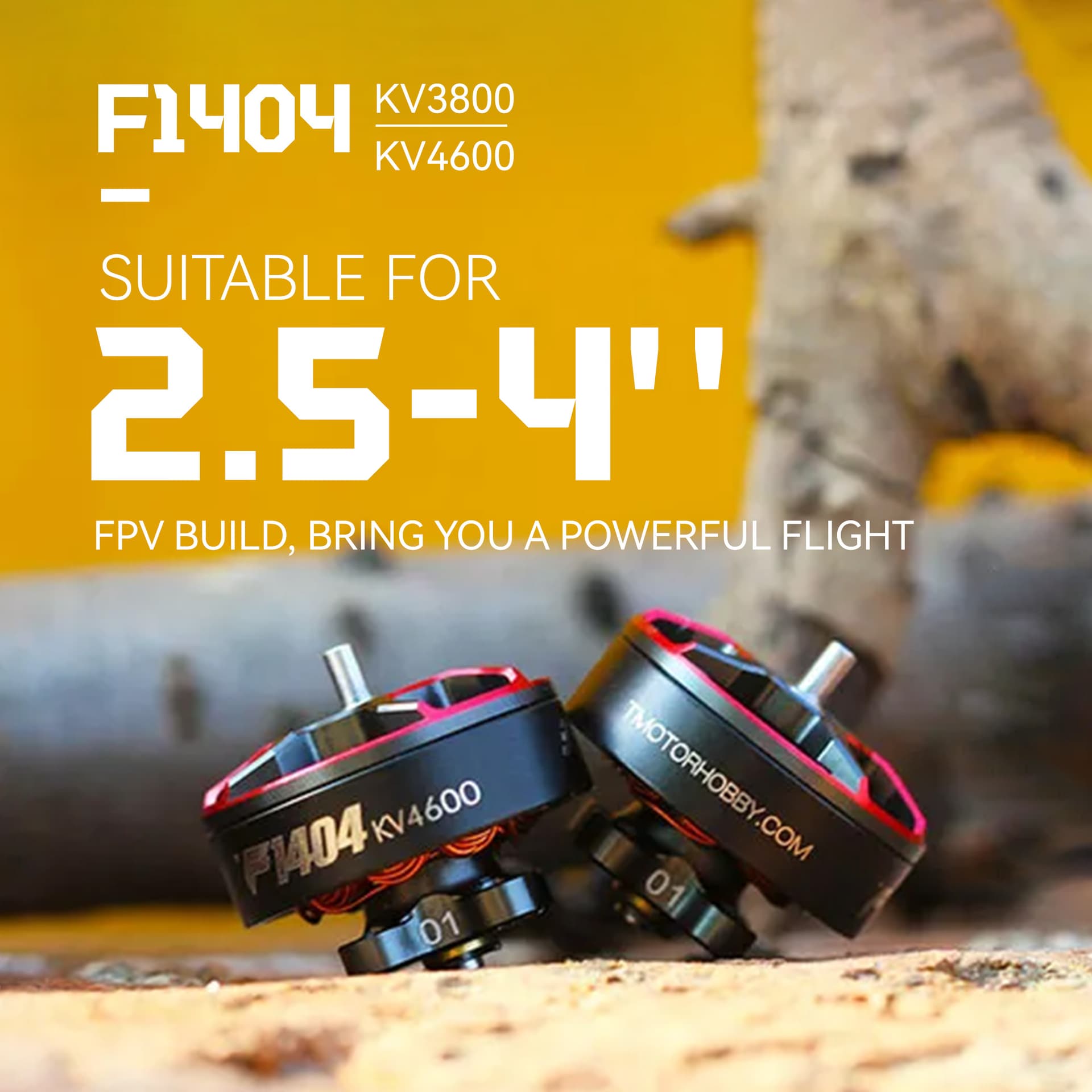 TMOTOR F1404 Tiny Trainer Build/Micro Long Range Drone Motor for fpv drones 1
