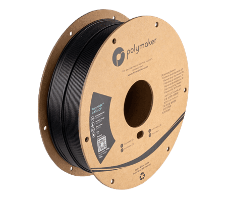Polymaker PolyMide PA12-CF Nylon Carbon Fiber Black 500g for fpv drones 1