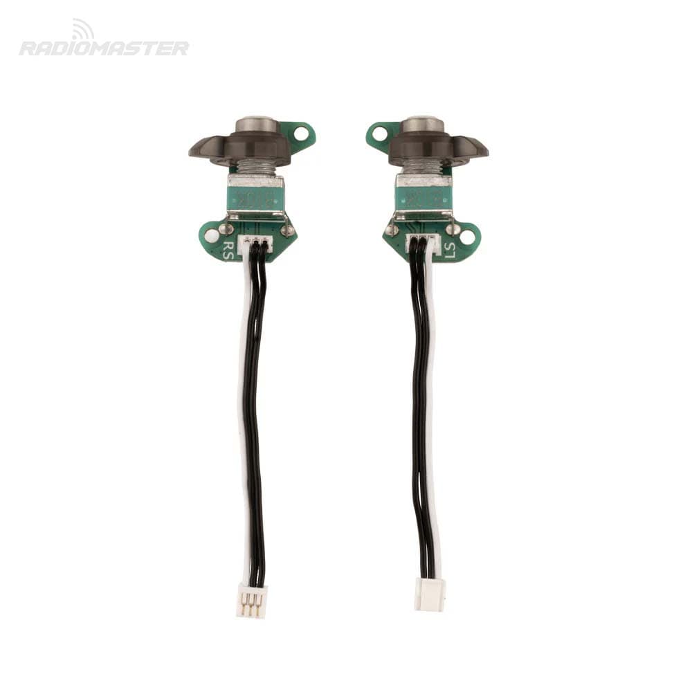 RadioMaster TX16S MK3 - LS/RS Side Knob + Side Scroll Wheel - Transparent Black for fpv drones