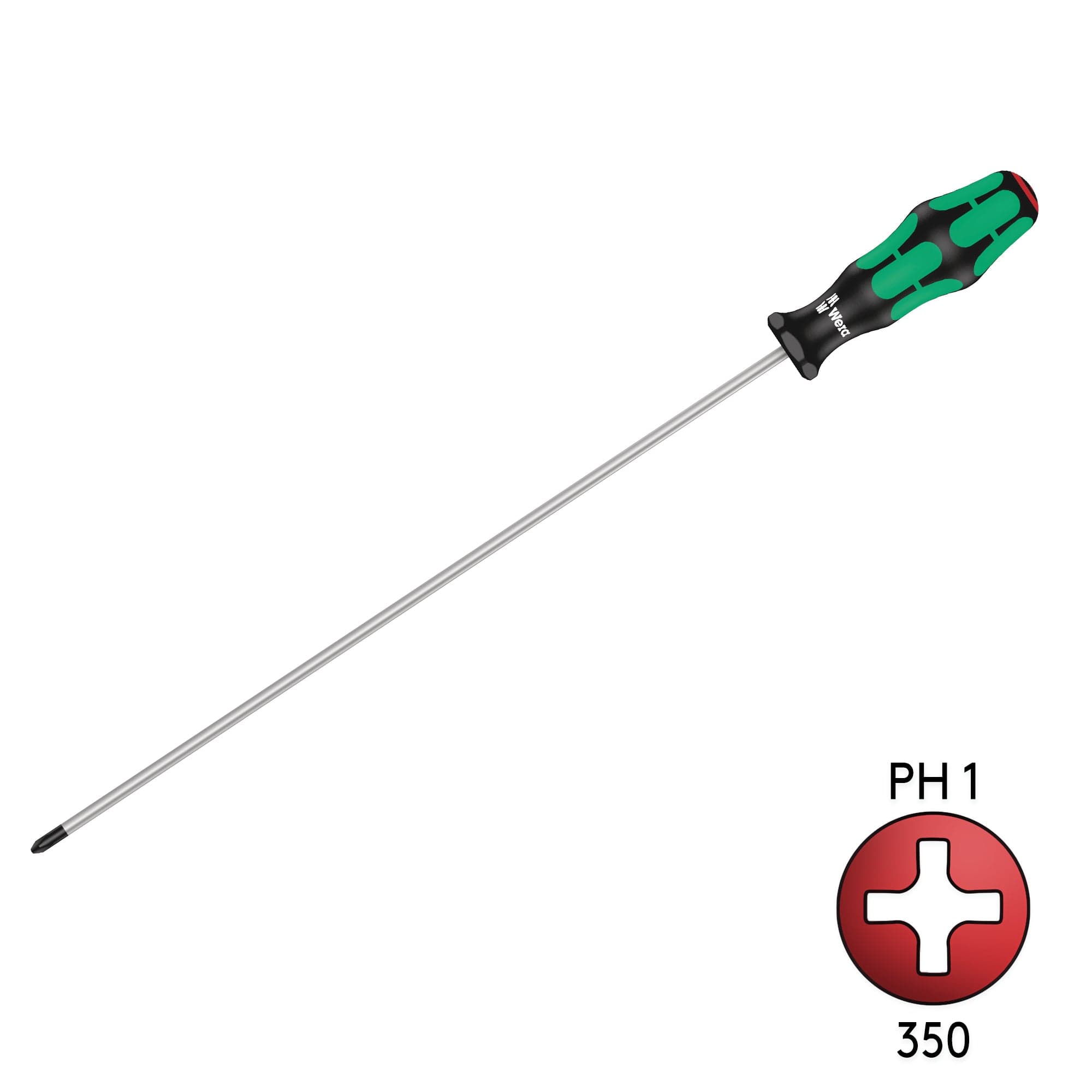 Wera 350 PH 1 X 300mm Phillips Screw Driver (Extra Long) 05008715001 for fpv drones