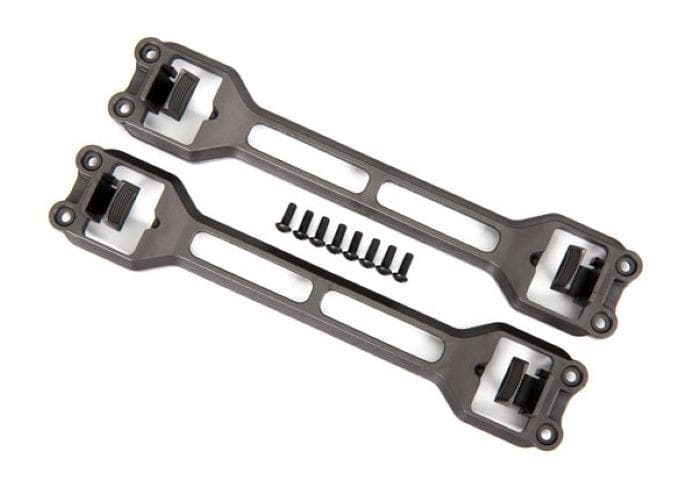 Traxxas 9216 Latch Body Mount (2) /3x8 BCS (8) TRX-4 for fpv drones