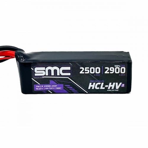 SMC HCL-HV2 Flight 15.2V/4S-2900mAh-90C LiPo Battery XT60 for fpv drones
