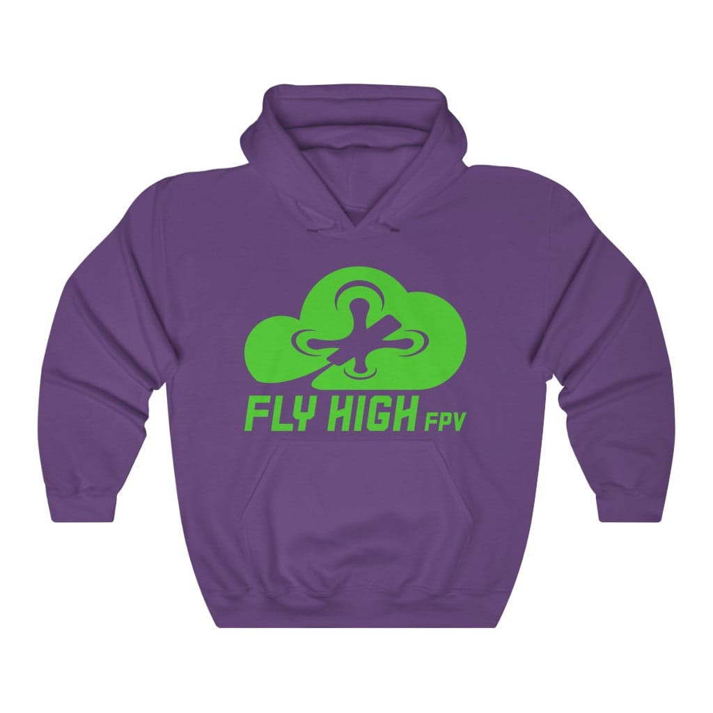 Fly High FPV Hoodie (Tango2 approved) - Green Logo for fpv drones 507