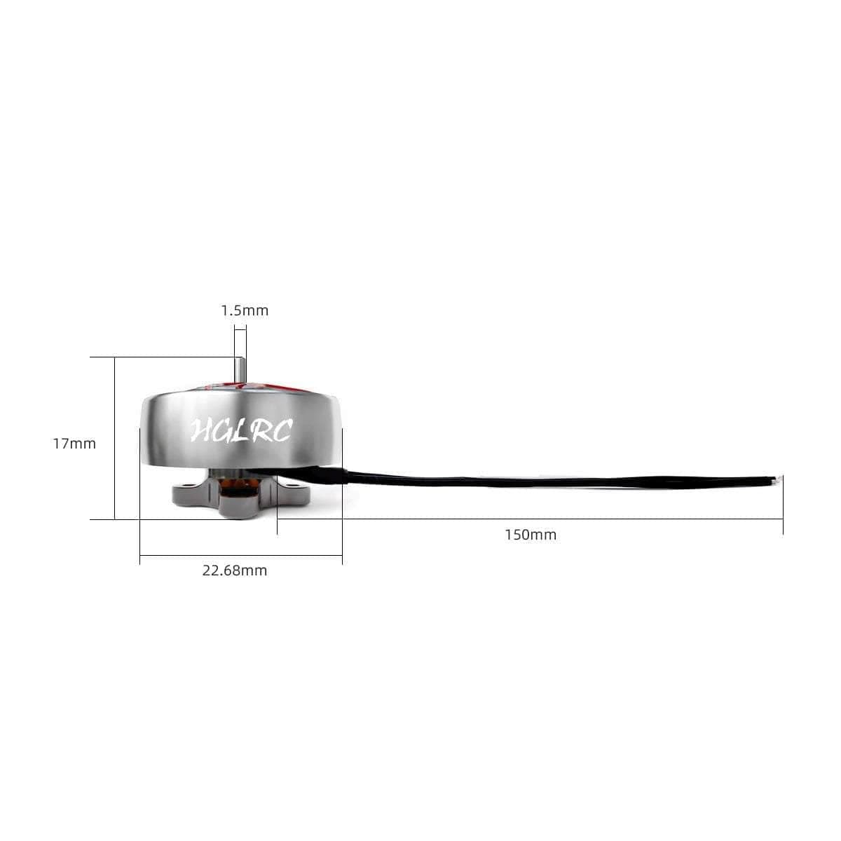 HGLRC SPECTER 1804 2450Kv Micro Motor for fpv drones 6