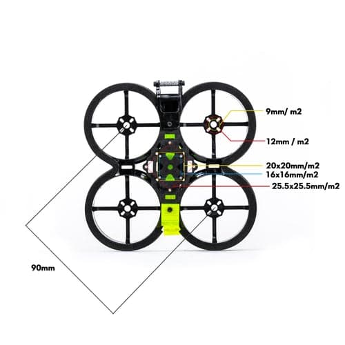 Flywoo CineRace20 V1.2 Neon Led Frame Kit for fpv drones 8