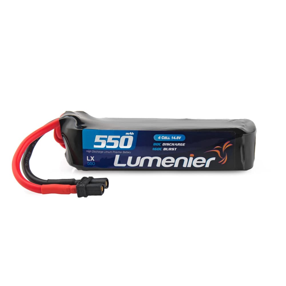 Lumenier 550mAh 4S 80c LiPo Battery (XT-30) - 5 Pack Bundle - 14.8 Volt (4 Cell) for fpv drones 2