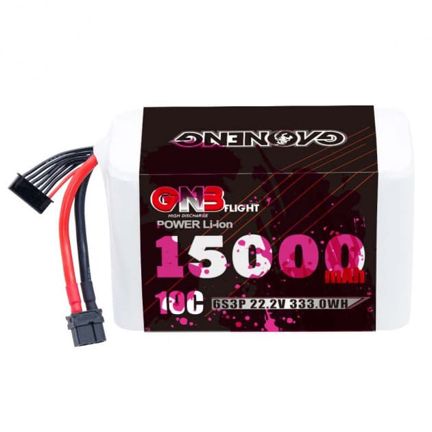 GNB 15000mAh 6S3P Liion battery for fpv drones 2