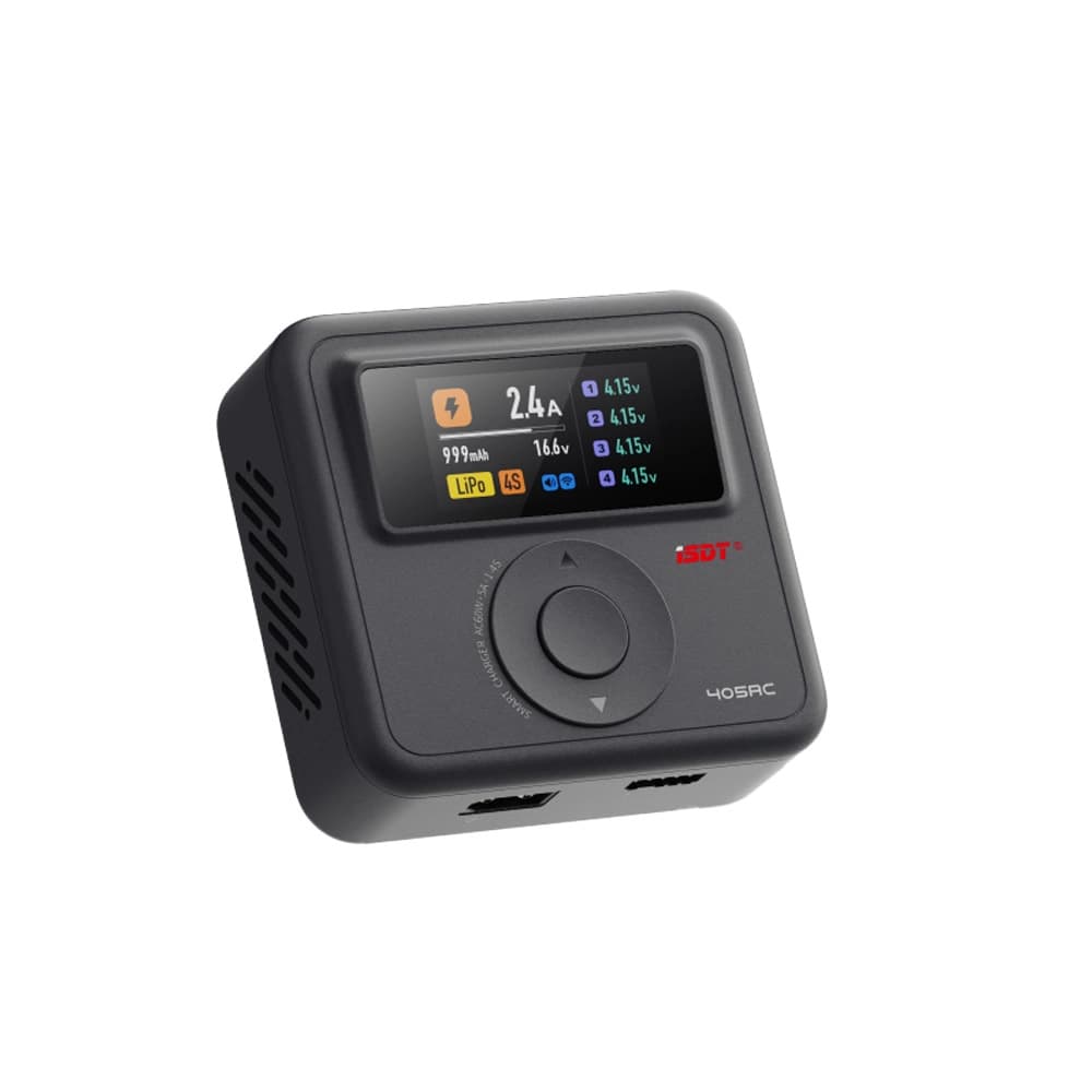 iSDT 405AC 60W 5A 1-4S AC Smart Charger - XT60 - 5 - Black for fpv drones 2