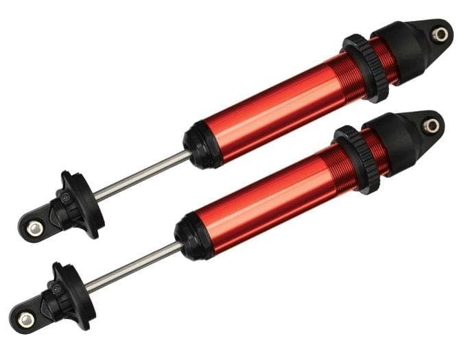 Traxxas 7761R Shocks GTX Aluminum Red-Anodized (2) X-Maxx for fpv drones
