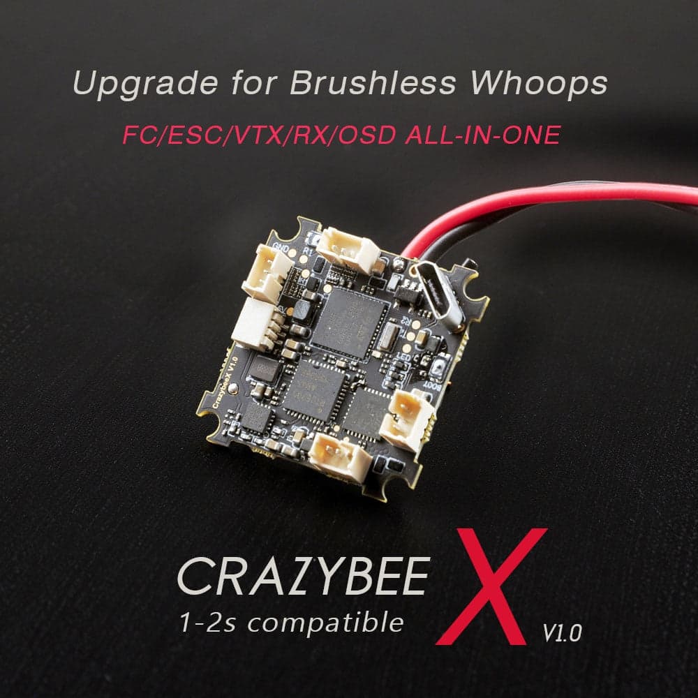 Crazybee X F4 Pro V2.2 Flight Controller for 1-2S Brushless Whoop (Mobula6 HD) for fpv drones 5