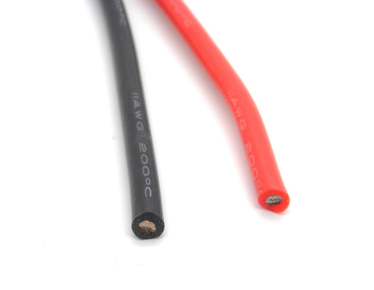 Silicon Wire 2m (1m Red and 1m Black) for fpv drones 6