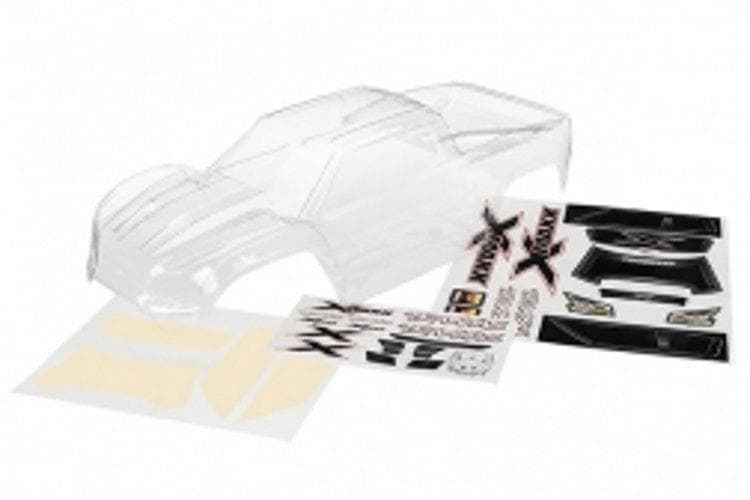 Traxxas 7711 Body X-Maxx (clear trimmed requires Painting) w Decal Sheet for fpv drones