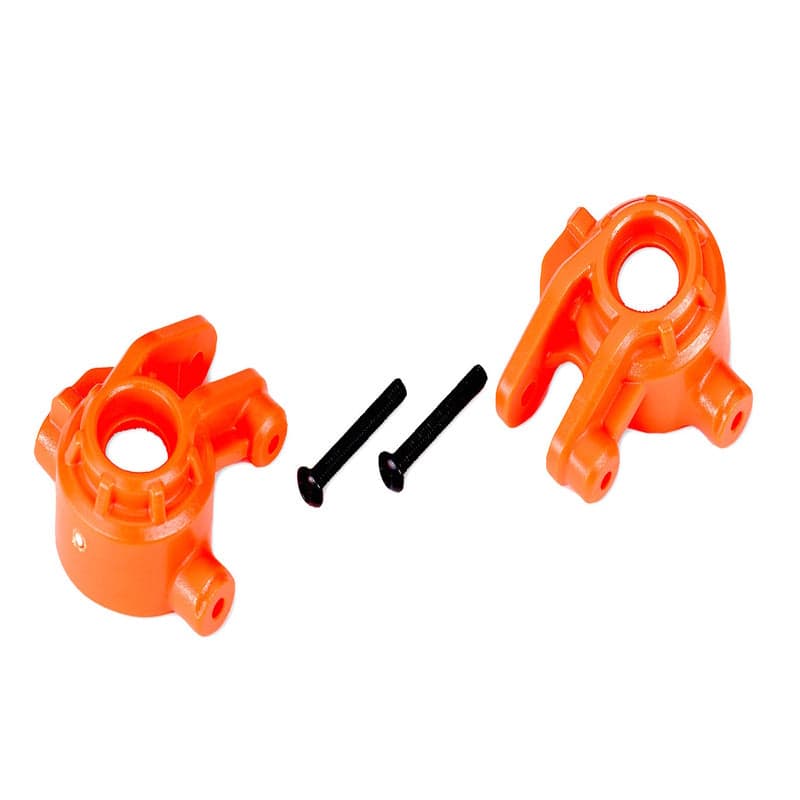 Traxxas 9037T Steering Blocks Extreme Heavy Duty Orange, 4x4 Hoss/Rustler/Slash for fpv drones